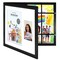 Americanflat 8.5x11 Kids Art Frame with 4x6 Photo Frame - Two Openings - Displays 8.5x11 Artwork and 4x6 Photo Side by Side - Kids Art Frame - Polished Plexiglass - Hanging Hardware